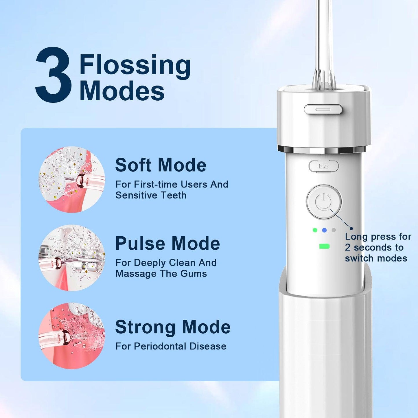 Luxury premium design water flosser, OEM and customization